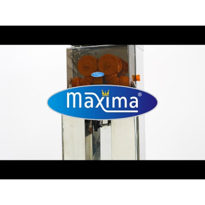 Maxima Oranžový odšťavňovač - ruční podávání s kohoutkem |  09300031