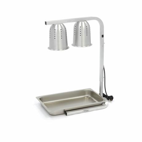 Maxima Vyhřívací lampa Double - včetně 2 lamp - včetně 1 x 1/1 GN kontejneru |  09362041