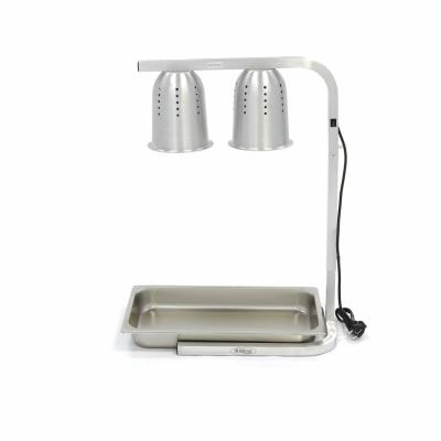 Vyhřívací lampa Double - včetně 2 lamp - včetně 1 x 1/1 GN kontejneru | MAXIMA 09362041