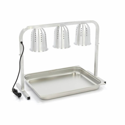 Maxima Trojitá topná lampa - včetně 3 lamp - včetně 1 x 2/1 GN kontejneru |  09362042