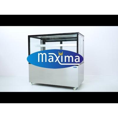 MAXIMA 09400838 | Chladnička s vitrínou 122cm - 400L