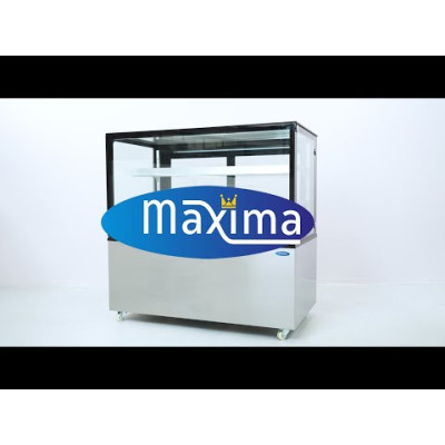 Maxima Lednice s vitrínou 122cm - 400L |  09400838