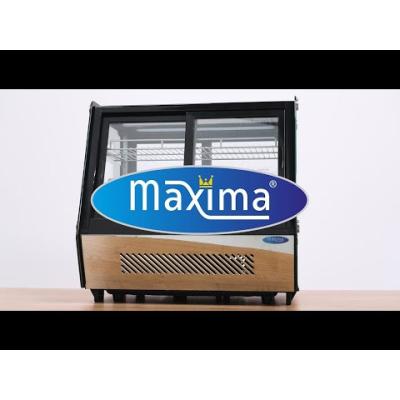 Lednice s vitrínou 71 cm - 125 l | MAXIMA 09400847