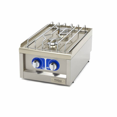 Maxima Sporák pro komerční použití - 2 hořáky - plynový - samostatná jednotka |  09391510