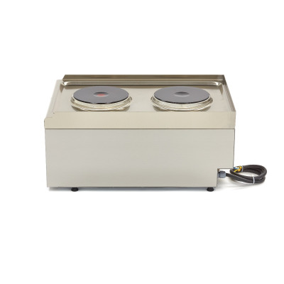 Maxima Komerční sporák - 2 hořáky - elektrický - jednoplotýnkový |  09391550