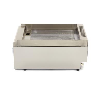 MAXIMA 09391590 | Komerční grilovací pánev s drážkami - plynová - 60 cm hluboká