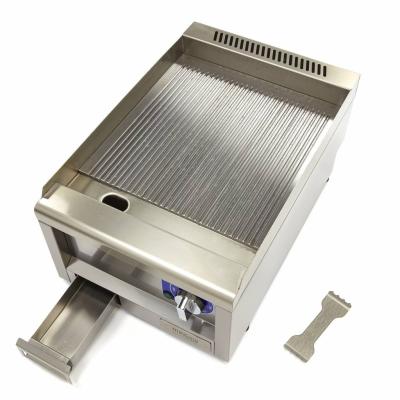 Komerční Grilovací deska s drážkami - elektrická - 60 cm hluboká | MAXIMA 09391620