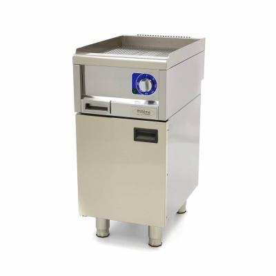 Komerční Grilovací deska s drážkami - elektrická - 60 cm hluboká | MAXIMA 09391620