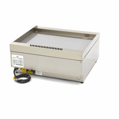 Komerční hladký rošt - elektrický - dvojitá jednotka - hloubka 60 cm | MAXIMA 09391630