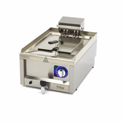 MAXIMA 09391640 | Fritéza - 10L - 1 koš - s vypouštěcím kohoutem - 400V