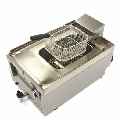 MAXIMA 09391640 | Fritéza - 10L - 1 koš - s vypouštěcím kohoutem - 400V
