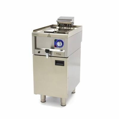 Fritéza - 10L - 1 koš - s vypouštěcím kohoutem - 400V | MAXIMA 09391640