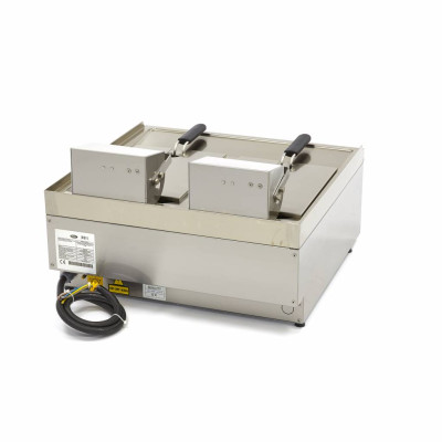 Maxima Fritéza - 2 x 10 l - 2 koše - s vypouštěcím kohoutem - 400 V |  09391650