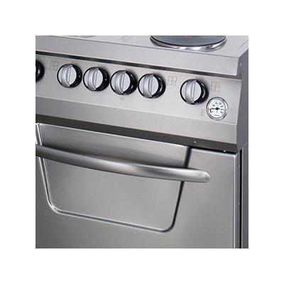 MAXIMA 09394997 | Sporák pro vysoké zatížení - 4 hořáky - elektrický - dvojitá jednotka - hloubka 70 cm
