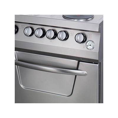 Maxima Sporák pro vysoké zatížení - 4 hořáky - elektrický - dvojitá jednotka - hloubka 70 cm |  09394997