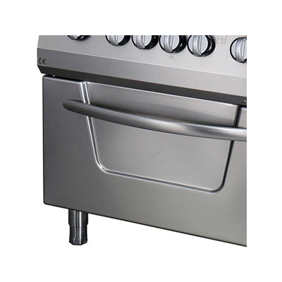 Maxima Sporák pro vysoké zatížení - 4 hořáky - elektrický - dvojitá jednotka - hloubka 70 cm |  09394997