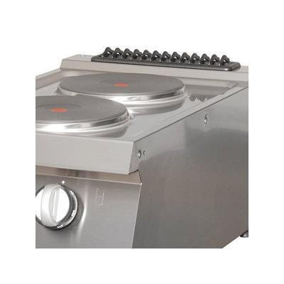 MAXIMA 09395001 | Silný sporák - 2 hořáky - elektrický - jednoplotýnkový - hloubka 70 cm