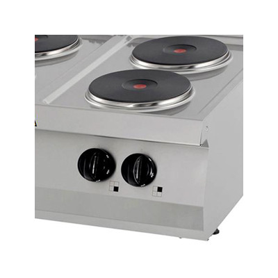 Maxima Silný sporák - 4 hořáky - elektrický - dvojitá jednotka - hloubka 70 cm |  09394998