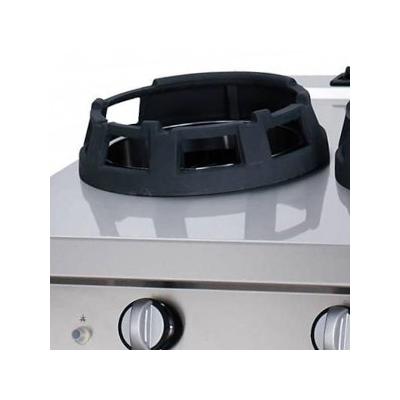 Vařič Wok pro vysoké zatížení - dvojitý - plynový - 2 x 28,5 cm varné kruhy - hloubka 70 cm | MAXIMA 09396006