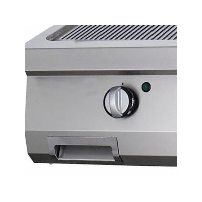 Maxima Grilovací deska s drážkami pro vysoké zatížení - plynová - dvojitá jednotka - hloubka 70 cm |  09396010