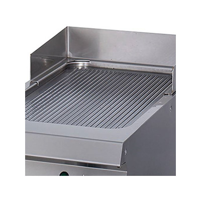 Maxima Grilovací deska s drážkami Chrome - elektrická - pro jednu jednotku - hloubka 70 cm |  09395048
