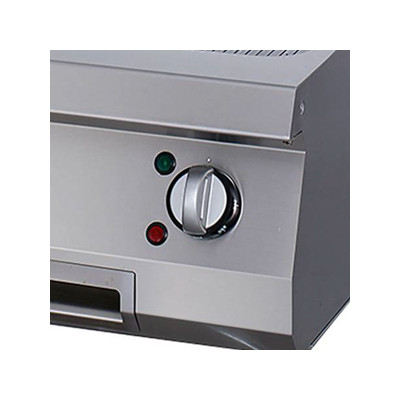 Maxima Grilovací deska s drážkami Chrome - elektrická - pro jednu jednotku - hloubka 70 cm |  09395048