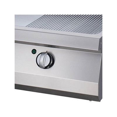 Maxima Grilovací deska Heavy Duty - poloviční drážka Chrome - dvojitá - hloubka 70 cm - elektrická |  09395049