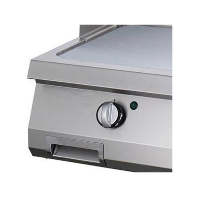 MAXIMA 09395049 | Grilovací deska Heavy Duty - poloviční drážka Chrome - dvojitá - hloubka 70 cm - elektrická
