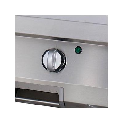 Hladká grilovací deska pro vysoké zatížení - elektrická - hloubka 70 cm | MAXIMA 09395052