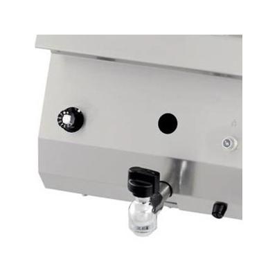 MAXIMA 09395002 | Fritéza pro vysoké zatížení - 1 x 12 l - plynová - s vypouštěcím kohoutem - hloubka 70 cm