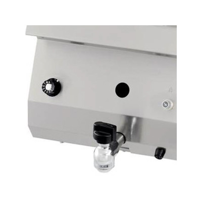 Maxima Fritéza pro vysoké zatížení - 1 x 12 l - plynová - s vypouštěcím kohoutem - hloubka 70 cm |  09395002