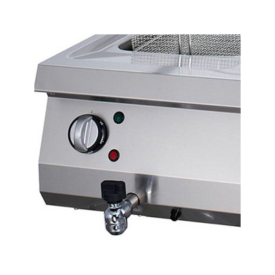 Maxima Fritéza pro vysoké zatížení - 2 x 12 l - elektrická - dvojitá - s vypouštěcím kohoutem - hloubka 70 cm |  09394999