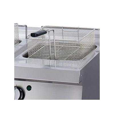 MAXIMA 09394999 | Fritéza pro vysoké zatížení - 2 x 12 l - elektrická - dvojitá - s vypouštěcím kohoutem - hloubka 70 cm