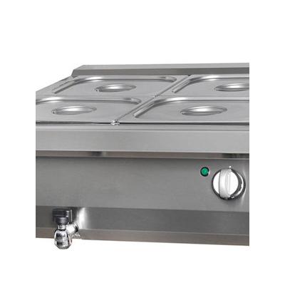 MAXIMA 09398135 | Bain Marie pro vysoké zatížení - elektrický - dvojitá jednotka - hloubka 70 cm