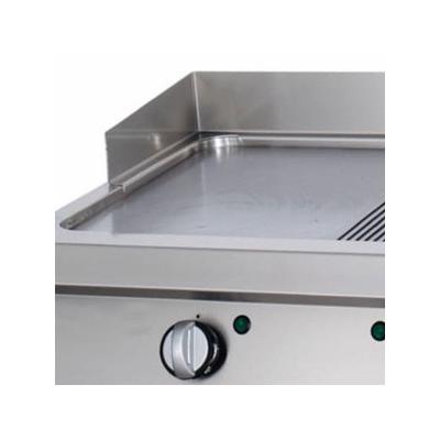 MAXIMA 09396000 | Grilovací pánev 1/2 s drážkami, chrom - plynová - dvojitá jednotka - hloubka 70 cm