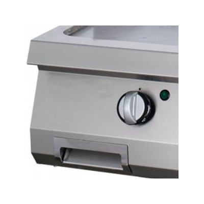 Maxima Grilovací deska 1/2 s drážkami, chrom - plynová - dvojitá jednotka - hloubka 70 cm |  09396000