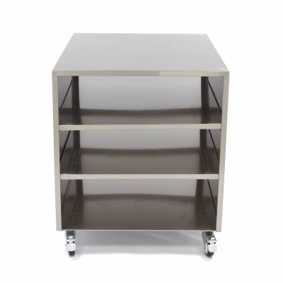 Maxima Nerezový strojní stůl - pojízdný - 60 x 80 cm |  09300785