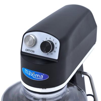 MAXIMA 09360785 | Planetární mixér - 7 l - až 2 kg těsta - černá matná