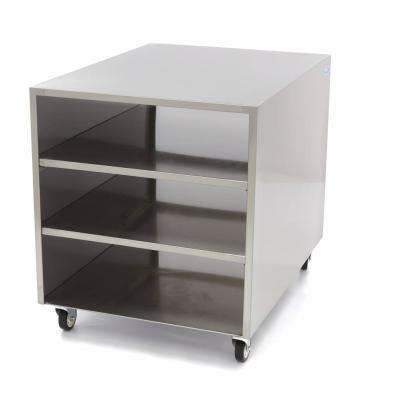 Nerezový strojní stůl - pojízdný - 60 x 80 cm | MAXIMA 09300785