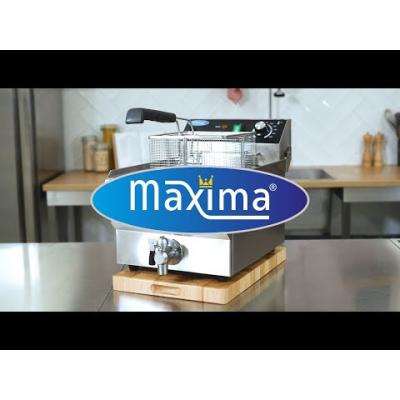 Fritéza 16 l s vypouštěcím kohoutkem | MAXIMA 09365010