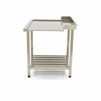 Stůl na mytí nádobí se zadní deskou - 90 x 75 cm - levý | MAXIMA 09201036