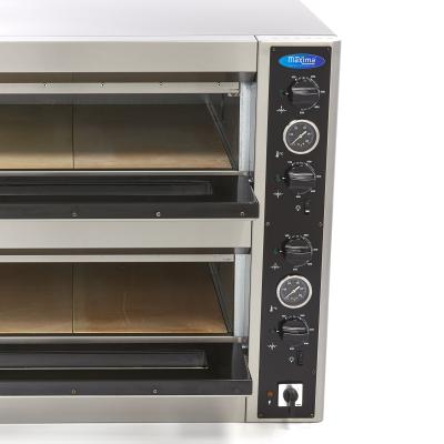 Dvoupatrová trouba na pizzu - pro 4 x 30 cm | MAXIMA 09370030