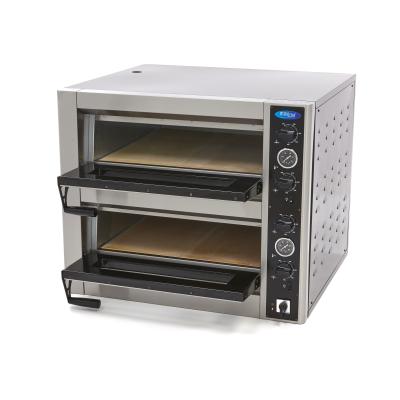MAXIMA 09370030 | Dvoupatrová trouba na pizzu - pro 4 x 30 cm