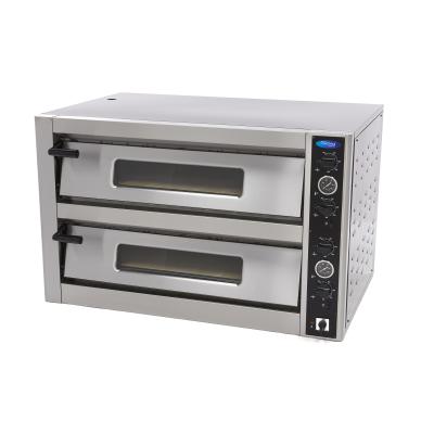 MAXIMA 09370050 | Dvoupatrová trouba na pizzu - pro 6 x 30 cm