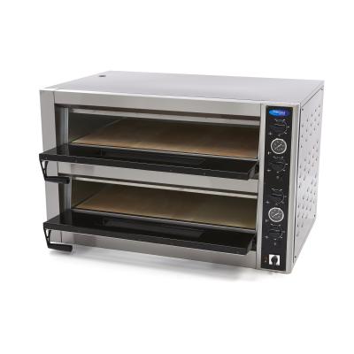Dvoupatrová trouba na pizzu - pro 6 x 30 cm | MAXIMA 09370050