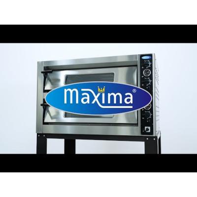 Dvoupatrová trouba na pizzu - pro 6 x 30 cm | MAXIMA 09370050