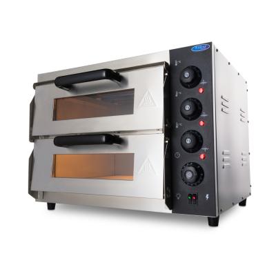 Dvoupatrová trouba na pizzu - vhodná pro 2 x 40 cm | MAXIMA 09362155
