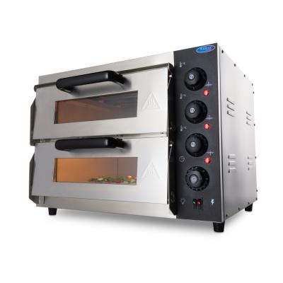 Dvoupatrová trouba na pizzu - vhodná pro 2 x 40 cm | MAXIMA 09362155