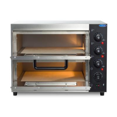 MAXIMA 09362155 | Dvoupatrová trouba na pizzu - vhodná pro 2 x 40 cm