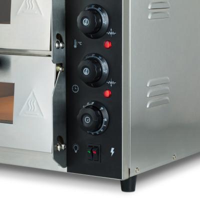 Dvoupatrová trouba na pizzu - vhodná pro 2 x 40 cm | MAXIMA 09362155